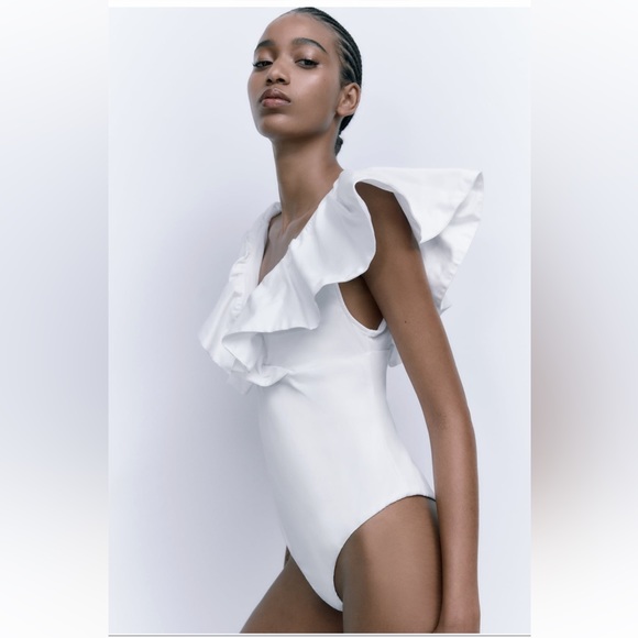 RUFFLED BODYSUIT - Picture 4 of 9